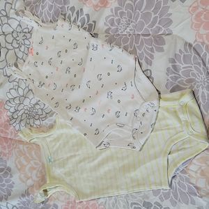 2 for $12 2 Carter's 24 months bodysuits
